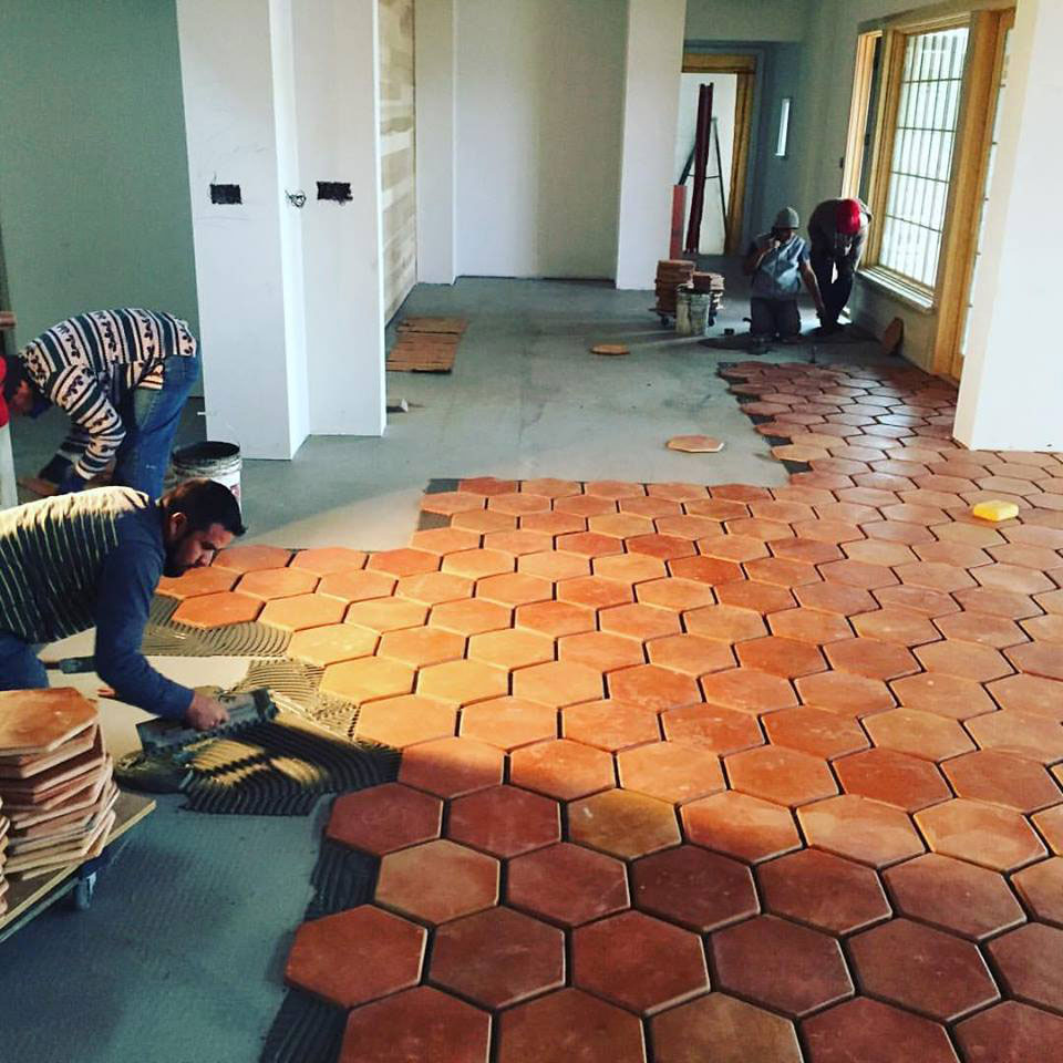 3 Spanish Hexagon Kitchen Flooring Tiles Installation Services In All Pakistan Mega Associates